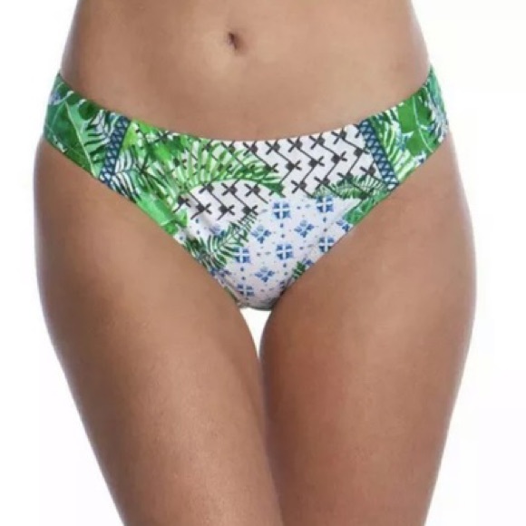 Nanette Lepore Swim NWT Palm Patchwork Bikini 12 - Picture 3 of 16